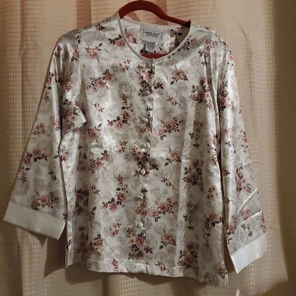 Amanda Stewart country PJ Floral Top New